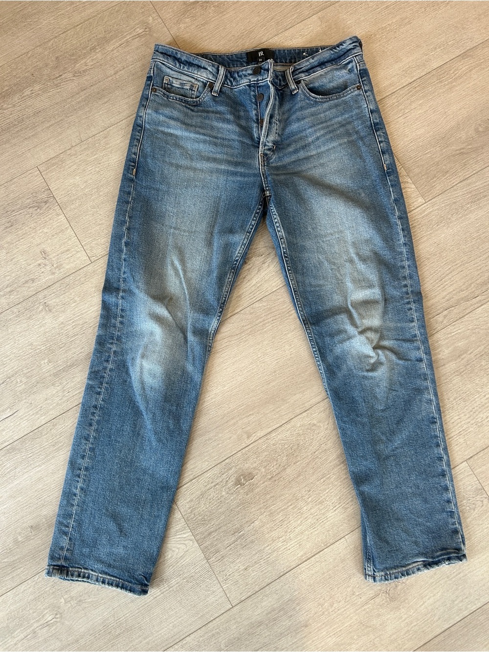 Banana Republic Faded Blue Straight Jeans